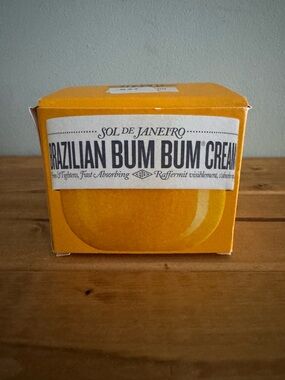 Sol de Janeiro Brazilian Bum Bum Cream - Bright Orange Box MARKED AS TESTER